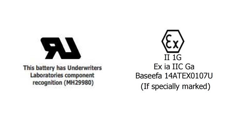 勁量L91/AA/FR6 1.5V 5號圓柱鋰/硫化鐵一次電池認證證書